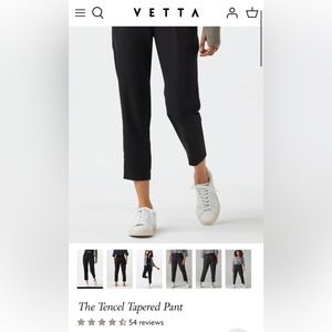 VETTA The Tencel Tapered Pant Olive XL
